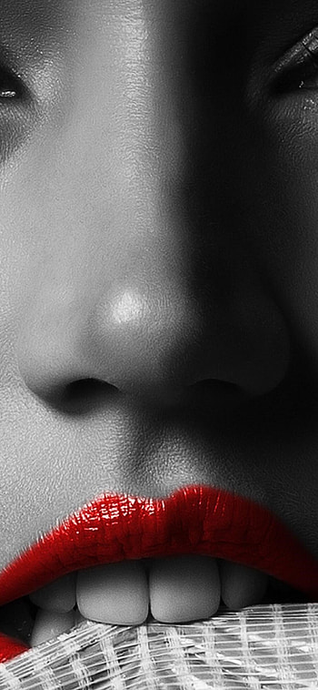 Lipstick, Red lip girl HD phone wallpaper