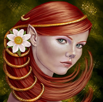 Red hair girl, girl, red hair, red HD wallpaper