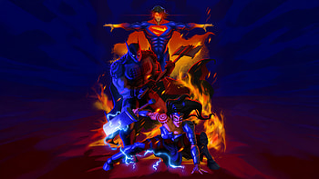 Absolute Trinity, batman, wonder-woman, superman, absolute-batman, superheroes, artwork, art, digital-art, artstation HD wallpaper