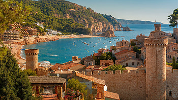 Tossa de Mar, Spain HD wallpaper