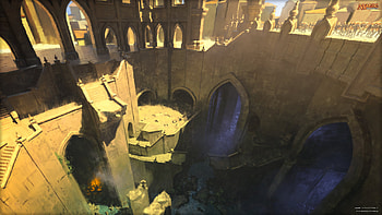 Dimir Magic The Gathering, video game, Magic: The Gathering, stairs HD wallpaper