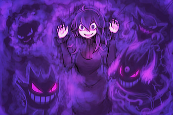 Hex Maniac, Gengar HD wallpaper