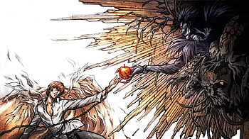 The Apple, apple, 1, fantasy, dark HD wallpaper