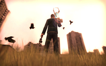 Garry's Mod, Aesthetic background, Memorable meme, Digital art HD wallpaper