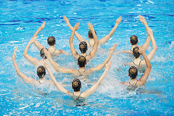 Synchronized Swimming, Brutal beauty, Tokyo's toughest sport, Bloomberg HD wallpaper