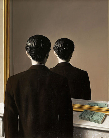 Not to Be Reproduced, Magritte HD phone wallpaper