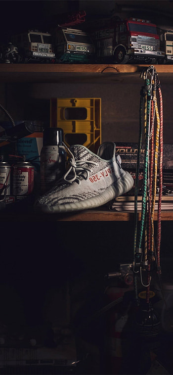 Yeezy, Beluga shoe , Garage-inspired aesthetic, Fashionable background HD phone wallpaper