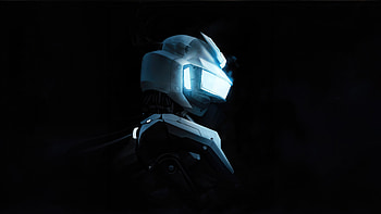 Daft Punk Minimal Oled , daft-punk, music, dark, black, oled, minimalism, minimalist, artist, artwork, digital-art HD wallpaper