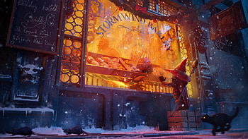 A cold night in Stormwind, World of Warcraft, Warcraft, Christmas, fantasy HD wallpaper