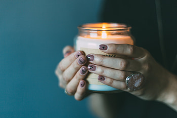Miscellanea, Miscellaneous, Hands, Candle, Manicure HD wallpaper