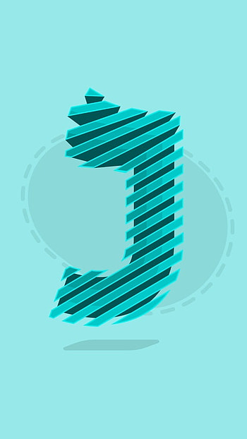 J Name, Blue Background HD phone wallpaper
