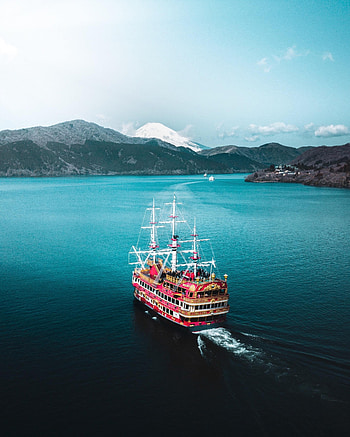 Landscape, Nature, Mountains, Relaxation, Rest, Ship, Cruise HD phone wallpaper