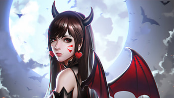 Devil Dva, dva-overwatch, overwatch, games, artwork, artstation, fantasy-girls HD wallpaper
