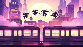 Tmnt Heroes In A Half Shell Rooftop New York Night, teenage-mutant-ninja-turtles, ninja-turtle, superheroes, artwork, artist, digital-art, art, movies HD wallpaper