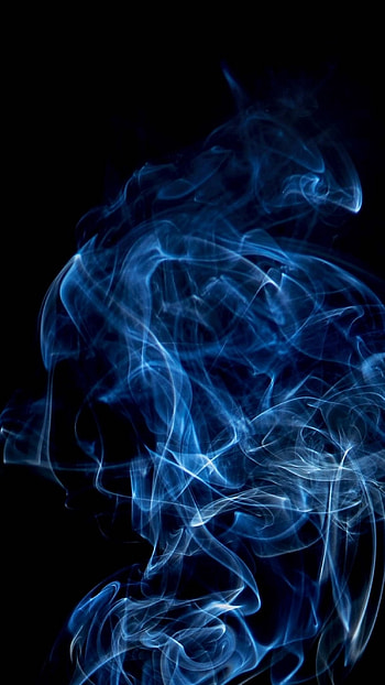 Smoke, Blue HD phone wallpaper