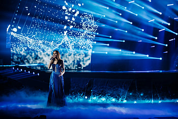 Vladana, Montenegro entrant, First rehearsal, ESC Kompakt HD wallpaper