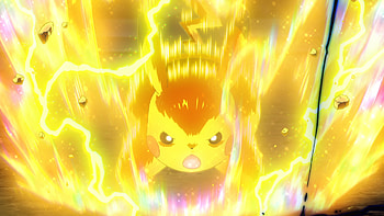 Pikachu's Electric Power - Pokémon Ultimate Journeys, Pikachu, Anime, Pokémon Ultimate Journeys: The Series HD wallpaper