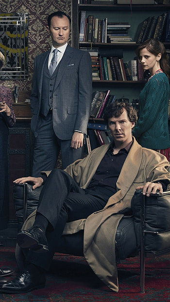 Sherlock Season 4 , Benedict Cumberbatch, Martin man, Louise Brealey HD phone wallpaper