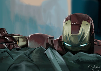 Iron Man New Art, iron-man, superheroes, deviantart, artist HD wallpaper