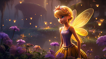 Enchanting Disney Fairy - Mystical Tinker Bell Background, fairy, Tinker Bell, movie, Disney HD wallpaper