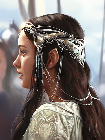 Artwork, Arwen HD phone wallpaper