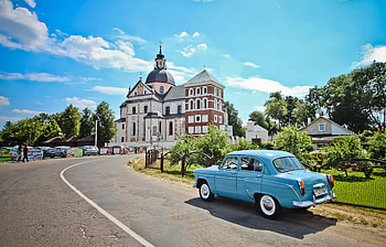 Moskvich-407, blue, Moskvich, Car, 407 HD wallpaper