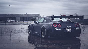 Nissan GTR, Liberty Walk Cars HD wallpaper