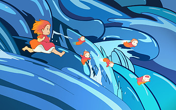Ponyo, , Mesmerizing ry, Adorable characters HD wallpaper
