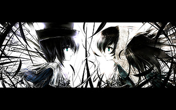 Suiseiseki and Souseiseki, desu, souseiseki, rozen maiden, suiseiseki HD wallpaper
