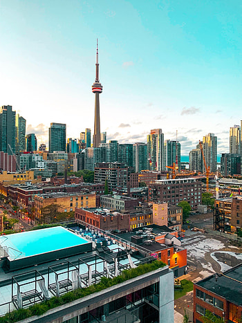 Cities, Architecture, City, Building, Canada, Tower, Roof, Roofs HD phone wallpaper