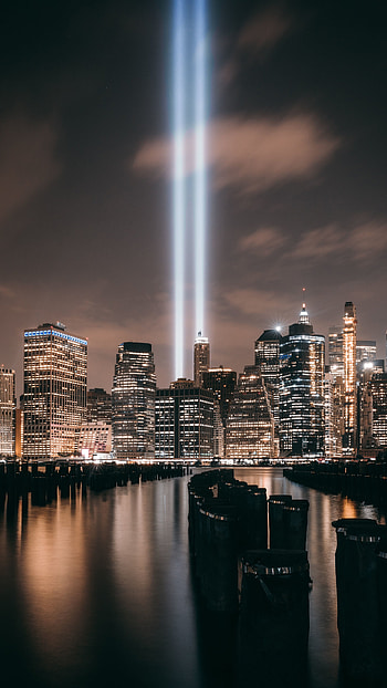 New York, Brooklyn cityscape, Night , Sony Xperia Z5 HD phone wallpaper