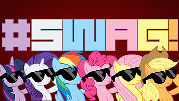 mlp, cool, cute, swag, awesome HD wallpaper