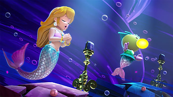Princess Peach Showtime | Mermaid Stage | Undersea Concert, Princess Peach Showtime! HD wallpaper