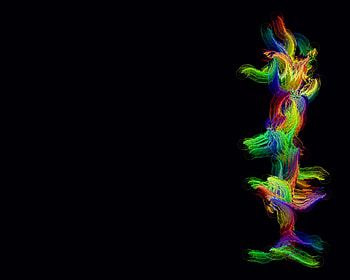 fractal pylon, abstract, light, flower, fractal HD wallpaper
