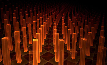 Firey Orange, cgi, abstract, 3d, art HD wallpaper