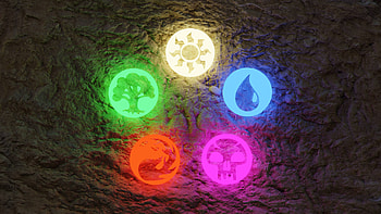Mana symbols, Magic: The Gathering HD wallpaper
