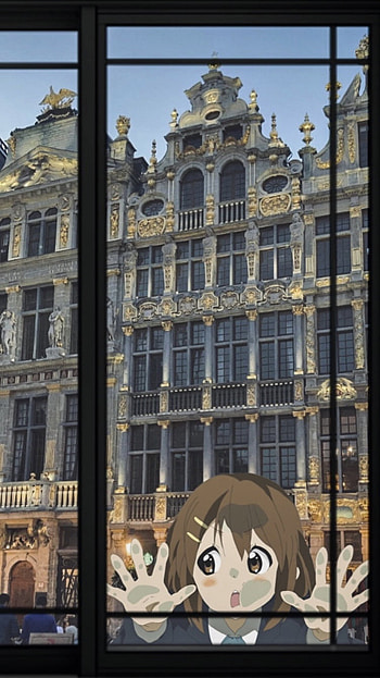 Anime Girl, android , , anime background, anime , anime in real life, brussels HD phone wallpaper