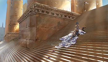 Queen Of The Royal Palace, queen, artist, artwork, digital-art, deviantart HD wallpaper