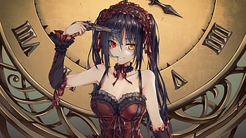 Beautiful, Kurumi Tokisaki, art HD wallpaper