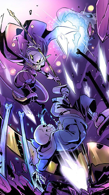 Jevil Vs Sans, Deltarune, Undertale, Jevil Deltarune HD phone wallpaper