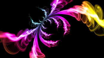 Abstract, Lines, Dark Background, Form, Figure HD wallpaper
