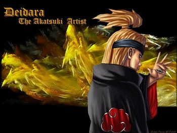 deidara, akatsuki HD wallpaper