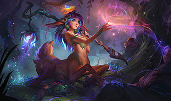 Lillia League of Legends - Enchanting Forest Theme, video game, League Of Legends, Lillia (League Of Legends) HD wallpaper
