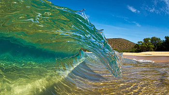 Landscape, Sea, Waves HD wallpaper