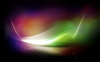 Abstract, Rainbow, Form, Wavy, Colorful, Colourful, Iridescent HD wallpaper