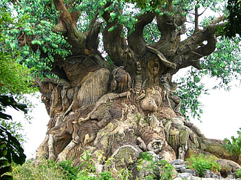 Big tree sculpture, Animals, Sculpture, Big, Tree HD wallpaper