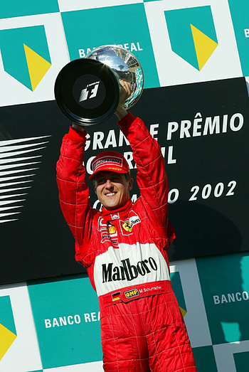 2002 Brazilian Grand Prix, Michael Schumacher HD phone wallpaper