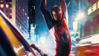 Milesmorales Spiderverse, spiderman, superheroes, artist, artwork, digital-art, artstation HD wallpaper