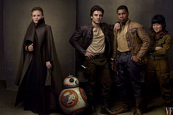 Princess Leia, Movie, Star Wars: The Last Jedi, Bb 8, Carrie Fisher, Finn (Star Wars), John Boyega, Kelly Marie Tran, Leia Organa, Oscar Isaac, Poe Dameron, Rose Tico, Star Wars HD wallpaper