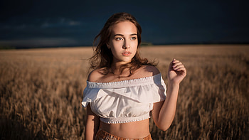 Alina Sabirova, gorgeous model, outdoor, 2020 HD wallpaper